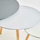 image 5 of Interiors by Premier Set of 3 Round Tables, Triangular Coffee Tables Set, Long Lasting Rounded Top Wood Table for Indoor, Outdoor