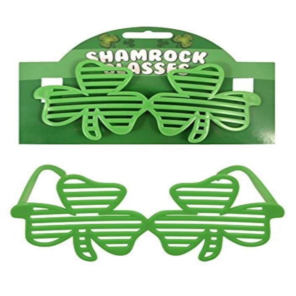 image 1 of Glasses Adult Shutter Shamrock