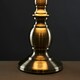 image 3 of ValueLights Pair Of Vintage Traditional Antique Brassed Touch Table Lamps With Cream Shade Gold