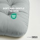 image 3 of Homescapes Grey Round Egg Chair Swing Cushion