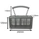 image 3 of SPARES2GO Cutlery Basket Cage Lid & Removable Handle compatible with Bush Dishwasher (235 x 242 x 130mm)
