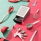 image 4 of Cuisipro 4-Sided Box Grater, Sharp Stainless Steel, Non-Slip Base