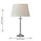 image 5 of Jasmin - 52cm Chrome Table Lamp with Ivory Shade Chrome | White