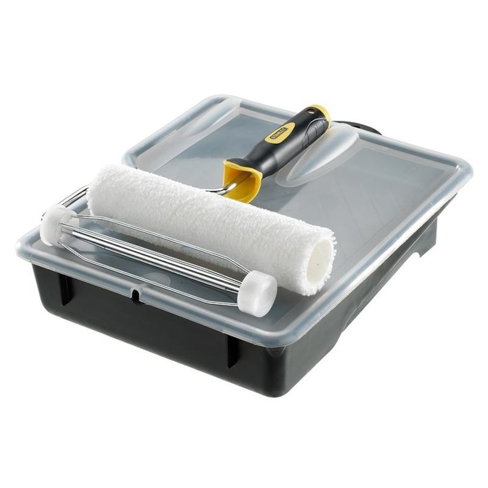 Stanley Hand Tools Microfibre Roller Set 230 X 38mm (9 X 1.1/2in) - Multi Colour - One Size