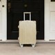 image 3 of OHS Metallic Effect Suitcase Set of 3 Hard Shell ABS Luggage | Gold