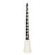 image 2 of Something Different Sweet Ghost Candle Holder - White/Black - One Size