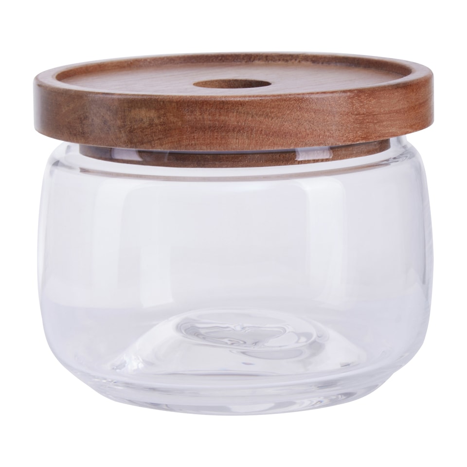image 1 of Interiors By Premier Stylish Multipurpose 560ml Storage Jar, Durable Glass Jar With Lid For Counter, Airtight Storage Jars