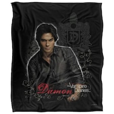 Vampire Diaries Portrait Damon Blanket - Multicoloured - One Size