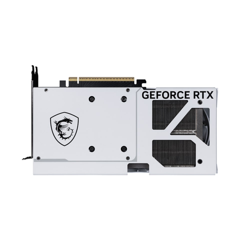 image 1 of MSI Geforce RTX 5070 VENTUS 2X 12GB OC Graphics Card - White