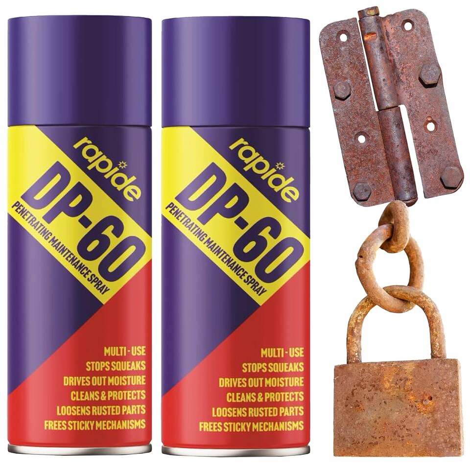 image 1 of 4 x DP-60 Multi-Use Lubricant Spray 250ml Cleaning Maintenance Spray For Rusted Parts