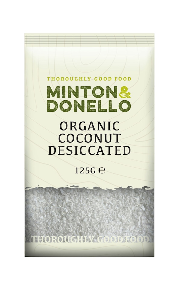 image 1 of Minton & Donello Organic Desiccated Coconut 6 x 125g