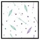 image 2 of Cute cartoon pattern with feathers and arrows in boho style (Picutre Frame) Brown | M