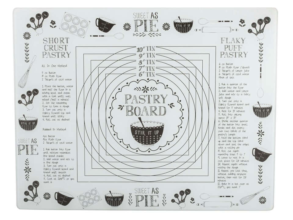 image 1 of Creative Tops 2-in-1 Large Glass Worktop Saver and Pastry Board | Multi