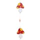 image 2 of Something Different Mushroom String Suncatcher | Red | Red/White/Yellow | One Size | 1