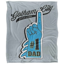 Batman #1 Dad Foam Finger Blanket - Multicoloured - One Size