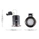 image 6 of ValueLights Downlight Tiltable Fire Rated Black Chrome Ceiling Light Fitting Single Pack