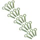 image 1 of 10mm Closed Hook Eye Bolts Rawl Shield Wall Anchor Expansion Brick Stone 20pc