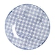image 4 of Nicola Spring Hand-Printed Side Plates - 18cm - Navy - Pack of 6 | Blue | Blue