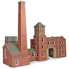 Metcalfe Boilerhouse with Chimney and Factory Entrance Card Kit