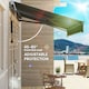 image 5 of Outsunny Electric Retractable Awning w/ Aluminium Frame Beige Grey | Dark Grey