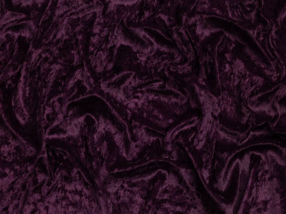 Minerva Core Range Purple Crush Velvet Stretch Knit Fabric for Dressmaking, 150cm / 59" Wide - per metre