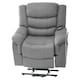 image 3 of Colfax Electric Riser Recliner with Massage and Heat - Light Grey