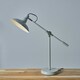 image 2 of ValueLights Civic Painted Grey Table Lamp and E14 Golfball LED 4W Warm White 3000K Bulb