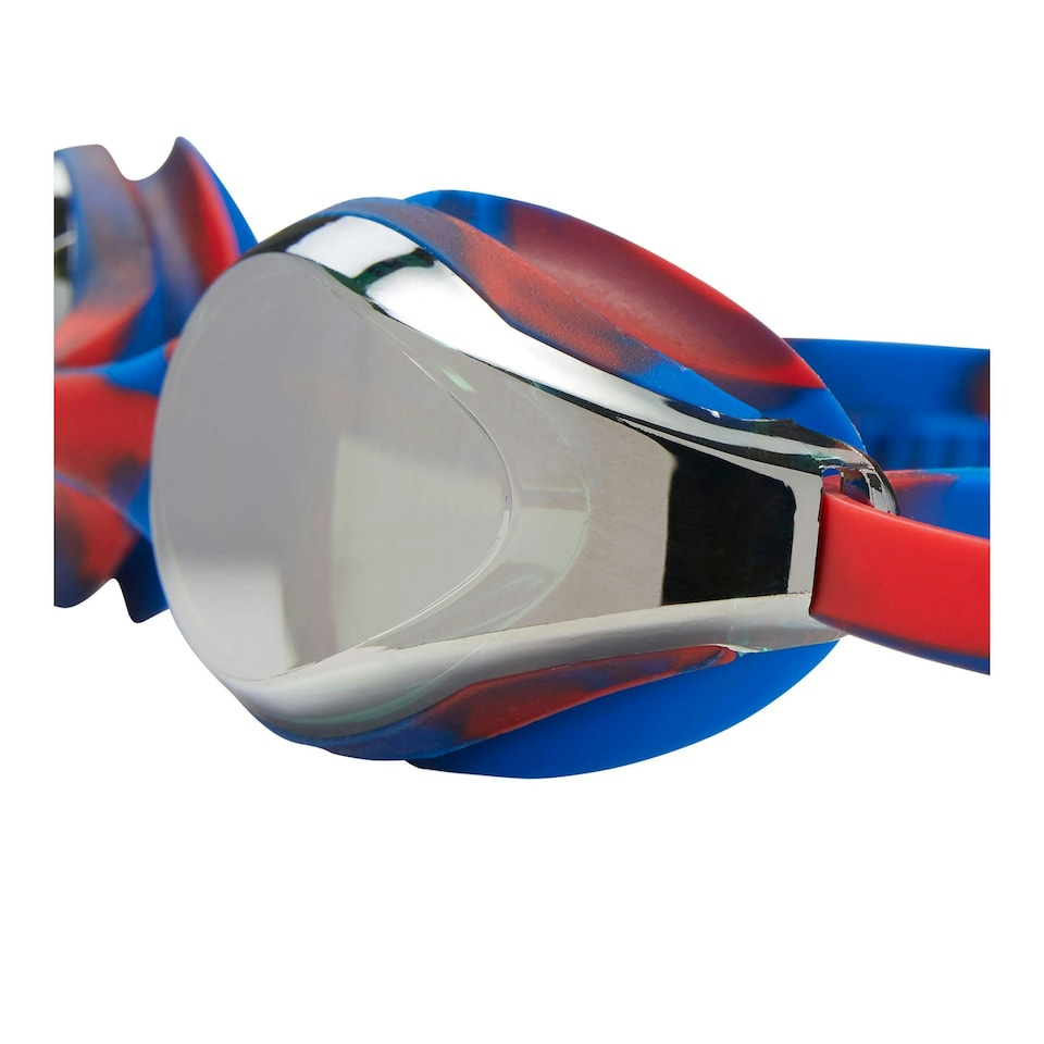 image 1 of Speedo Childrens/Kids 2024 Hyper Flyer Mirror Swimming Goggles - Navy/Red - One Size