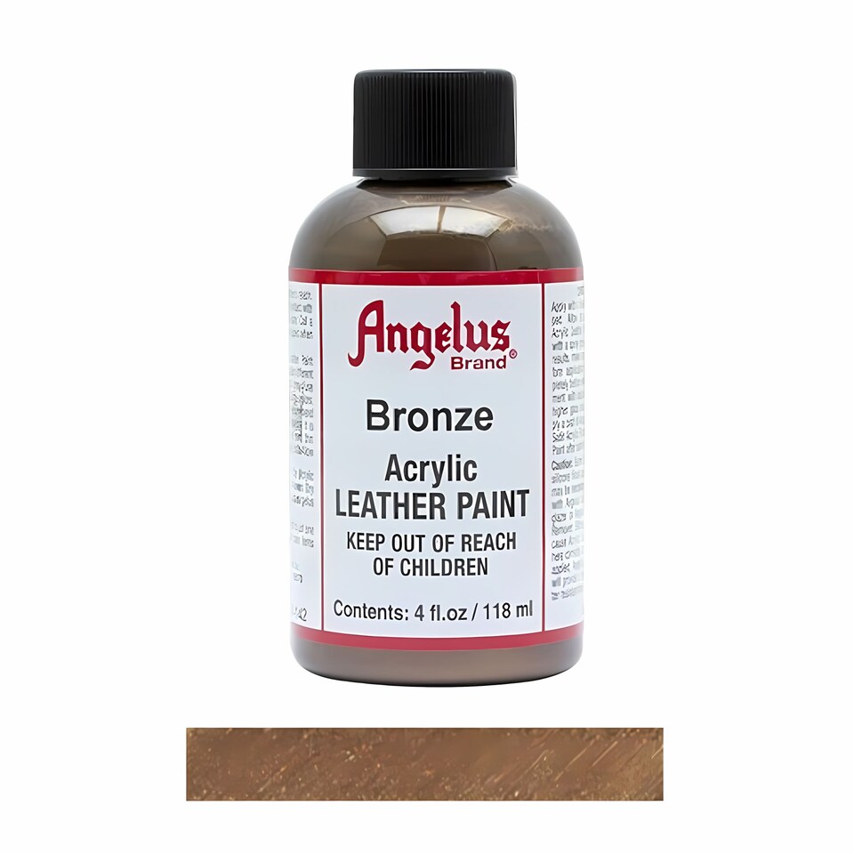 image 1 of Angelus Metallic Leather Paint for Sneaker Customs and Shoes 4oz
