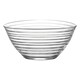 image 1 of LAV Derin Glass Serving Bowl - 23cm - Clear | Clear | Clear
