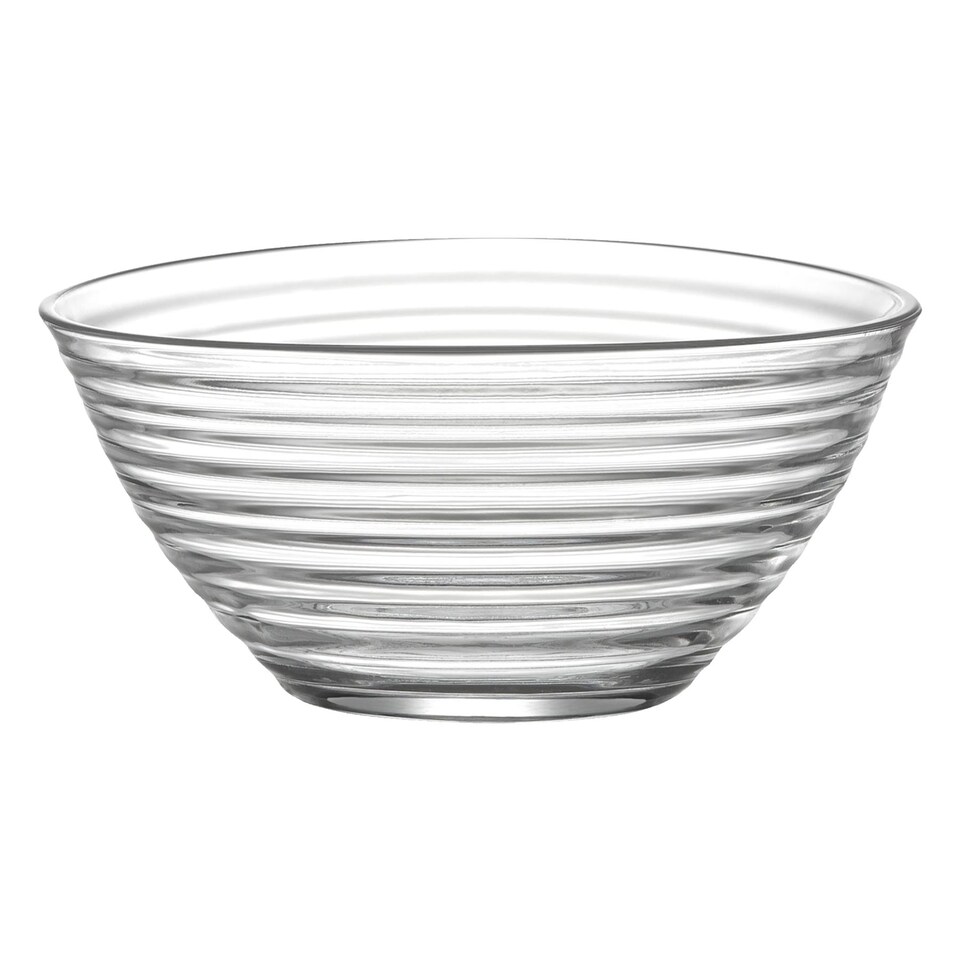 image 1 of LAV Derin Glass Serving Bowl - 23cm - Clear | Clear | Clear