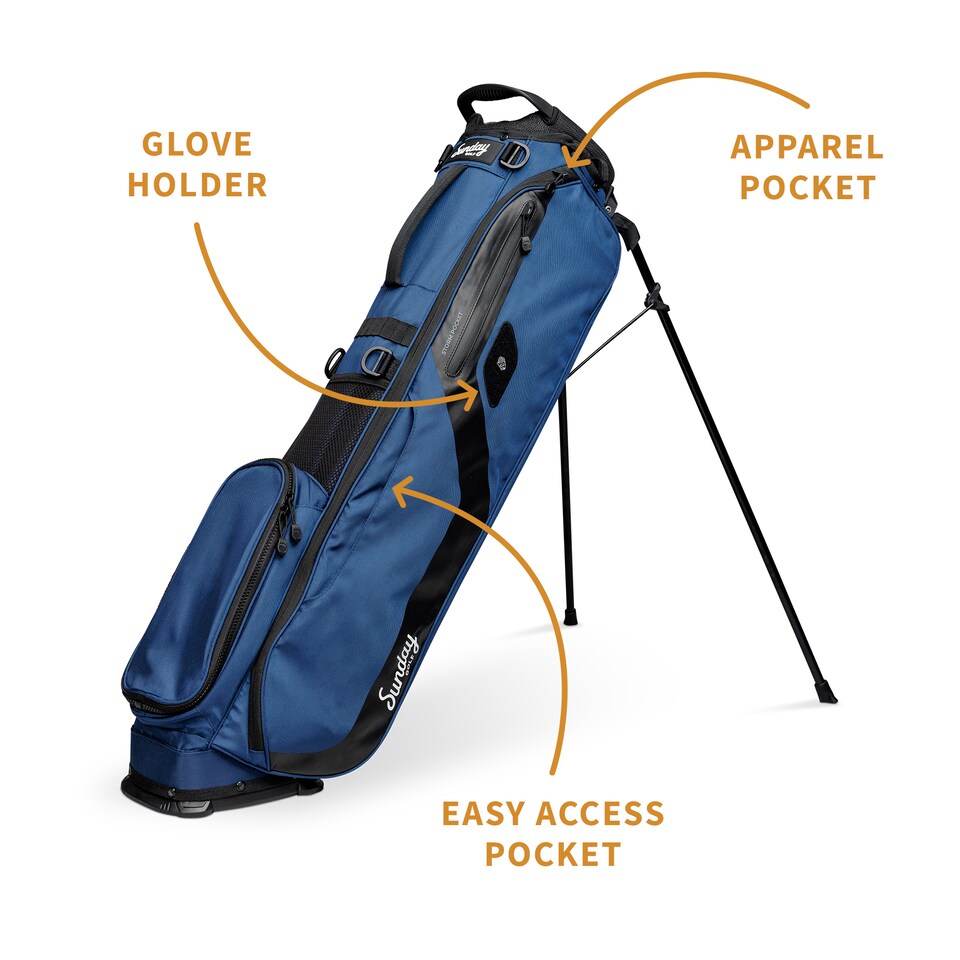 image 1 of El Camino Golf Bag - Cobalt Blue