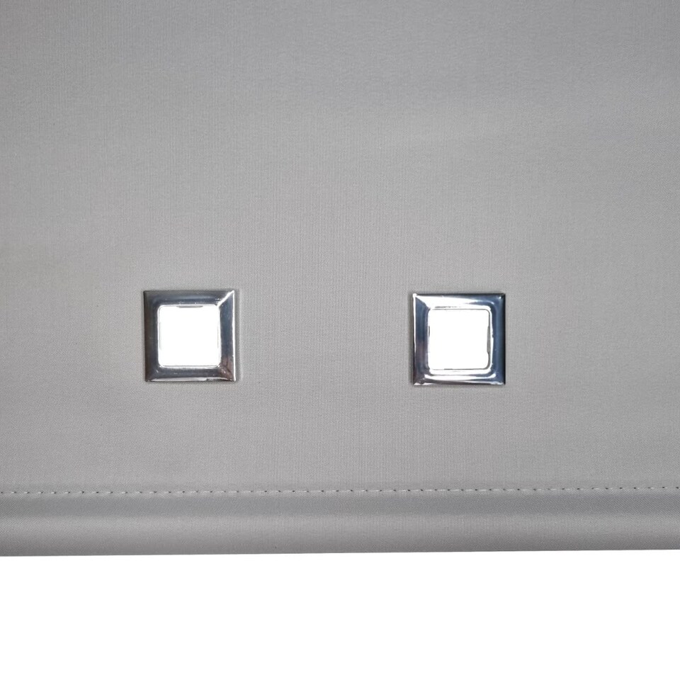 image 1 of Cut to Size Blackout Roller Blind with Square Eyelets | Custom Fit Window Blind by Furnished