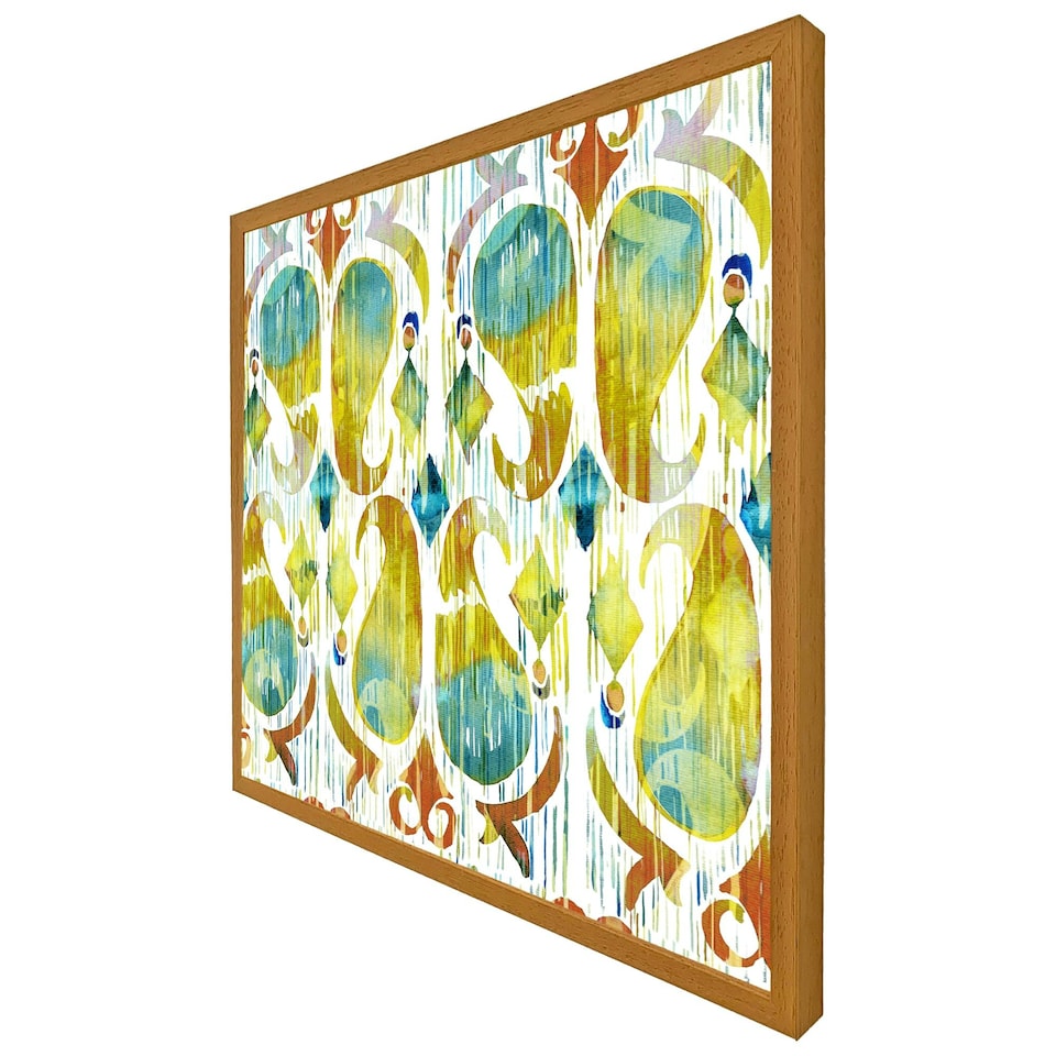image 1 of Ikat vibrant (Picutre Frame) Grey | XS