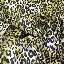 Green Sheer Chiffon Fabric for Dressmaking, 145cm / 57" Wide - per metre