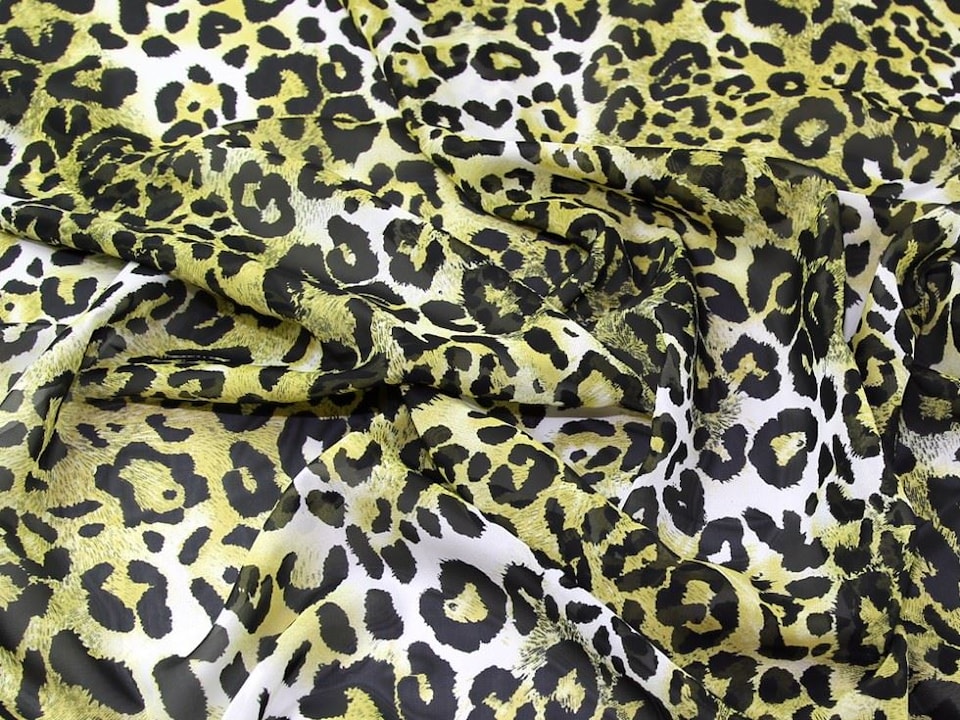 Green Sheer Chiffon Fabric for Dressmaking, 145cm / 57" Wide - per metre