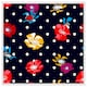 image 1 of Flowers & spots (Picture Frame) White | S