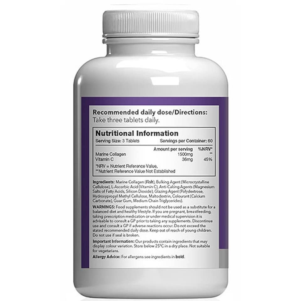image 1 of Marine Collagen 1500mg - 180 Tablets 