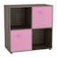 Anthracite Oak & Light Pink