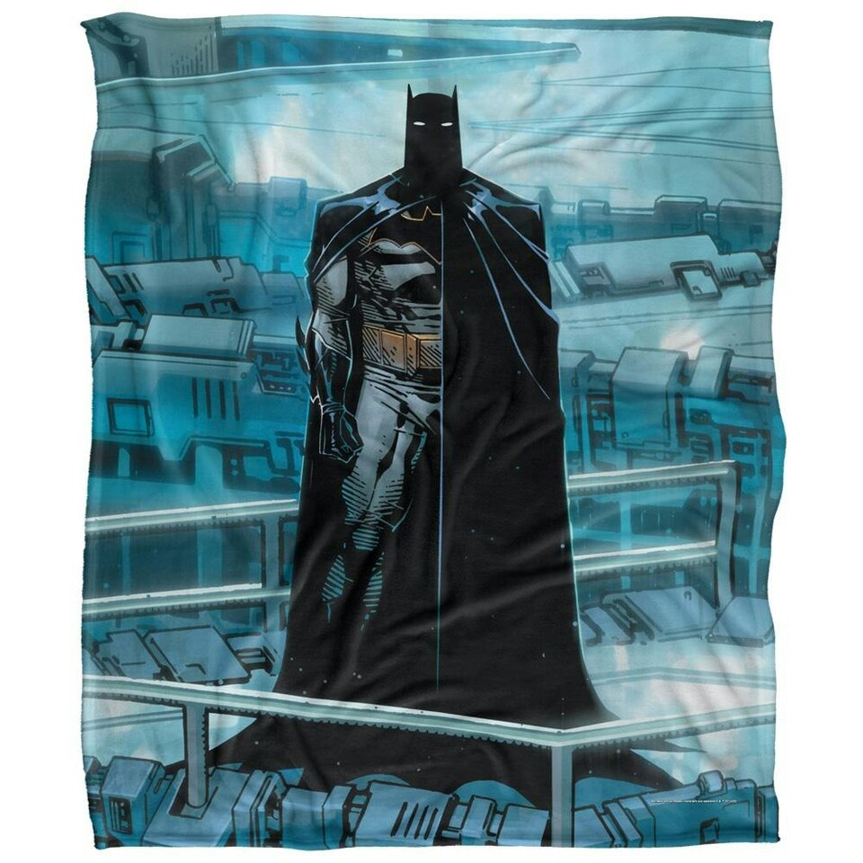 image 1 of Batman Pose Blanket - Multicoloured - One Size