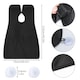 image 2 of Men's Beard Shaving Apron Facial Hair Trimming Bib with Suction Cups Waterproof Hair Catcher for Shaving Grooming & Sink Protection