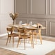 image 4 of Roxby Dining Chairs in Oak Set of 2