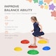 image 3 of ZONEKIZ 6PCs Balance Stepping Stones w Non-Slip Mats for Ages 3-8 Years