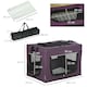 image 7 of PawHut 48.5cm Soft Side Pet Carrier w/ Cushion, for Miniature Dogs - Purple