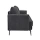 image 3 of Sofia 3 Seater Fabric Scandi Style Sofa | Grey | Grey