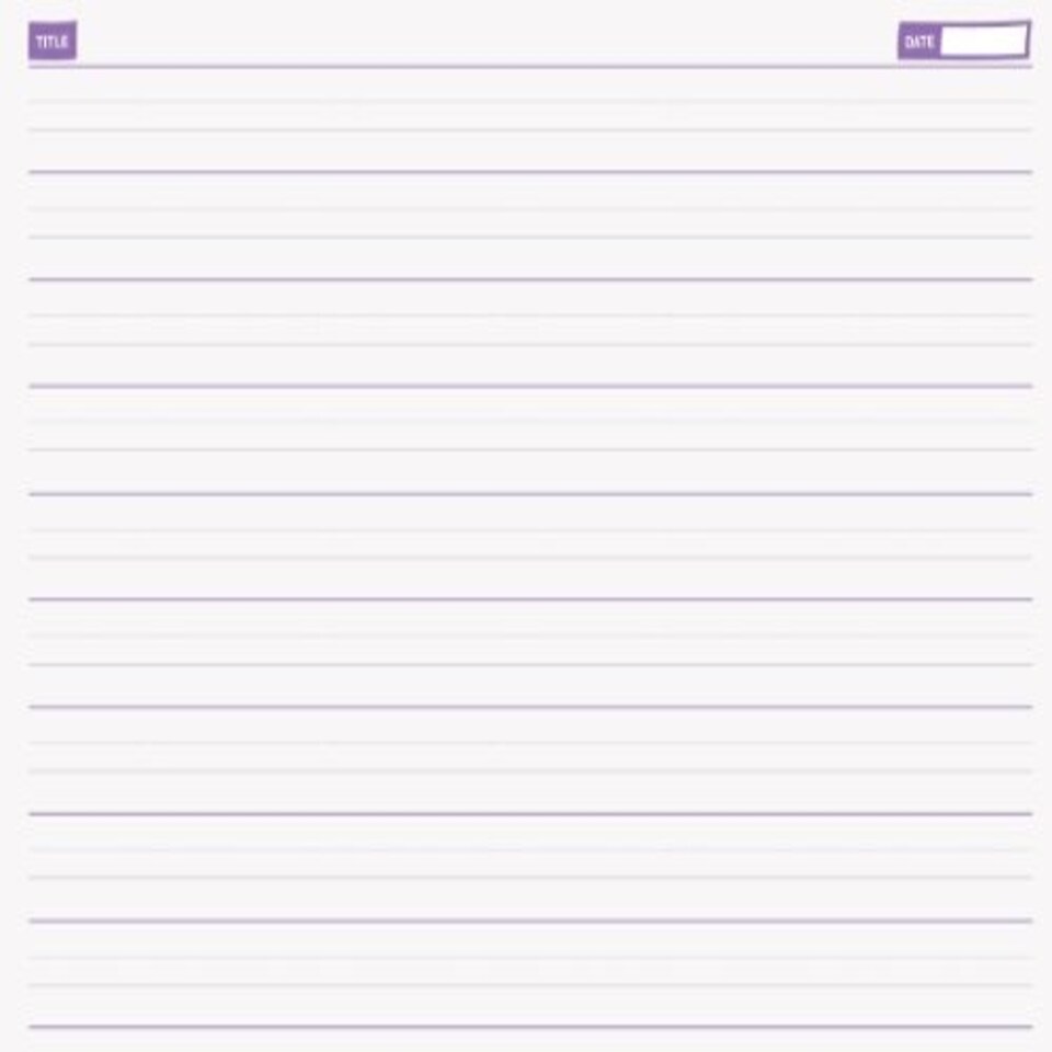 image 1 of Silvine Handwriting Book A5 - Purple Cover