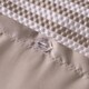 image 5 of OHS Stripe Embossed Duvet Cover and Pillowcase Bedding Set, Super King - Natural