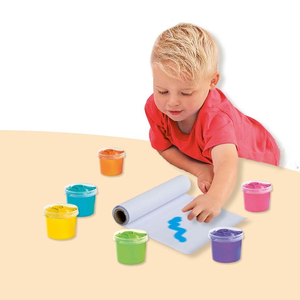 image 1 of SES Creative Fingerpaint Mega Set 6 Colours 110 mL
