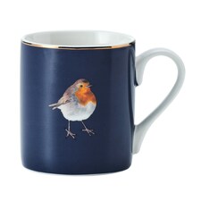 Mikasa Robin Straight-Sided Porcelain Mug, 280ml | Blue