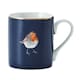 image 1 of Mikasa Robin Straight-Sided Porcelain Mug, 280ml | Blue